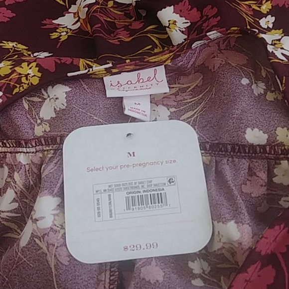 Isabel Maternity Short Sleeve Woven Dress - Picture 3 of 5